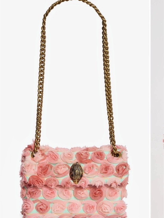 Kurt Geiger Handbags - Kurt Geiger Mini Soft Kensington Pink Floral Crossbody Bag NWT